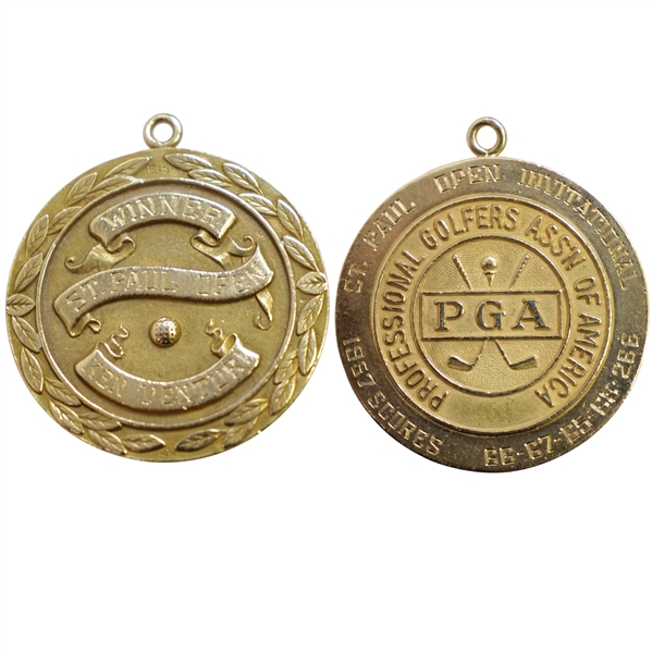 Ken Venturi's 1957 St. Paul Open Invitational Winners 14k Gold Medal - First PGA Win!