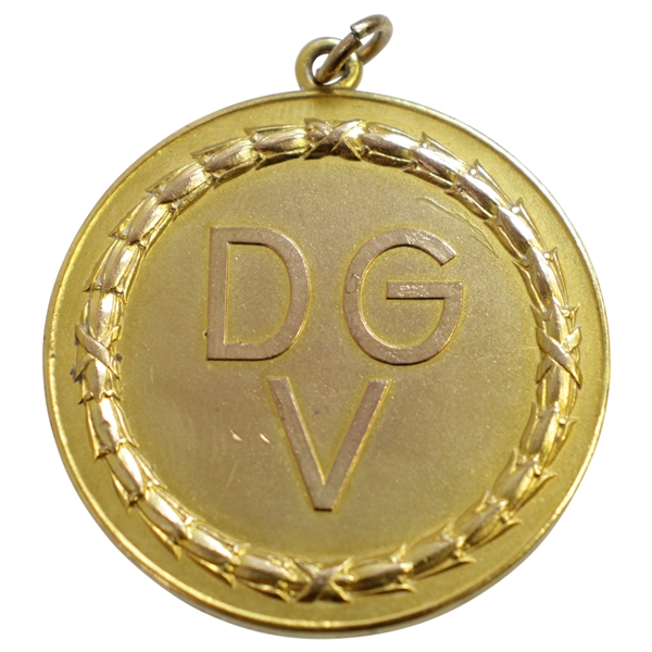 Ken Venturi's 1955 Herren-Meisterschaft Von Deutschland Hamburg-Falkenstein Low Am Gold Medal