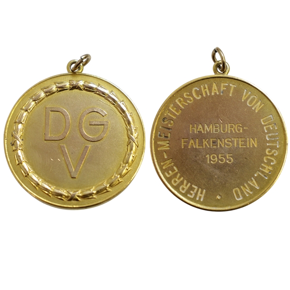Ken Venturi's 1955 Herren-Meisterschaft Von Deutschland Hamburg-Falkenstein Low Am Gold Medal