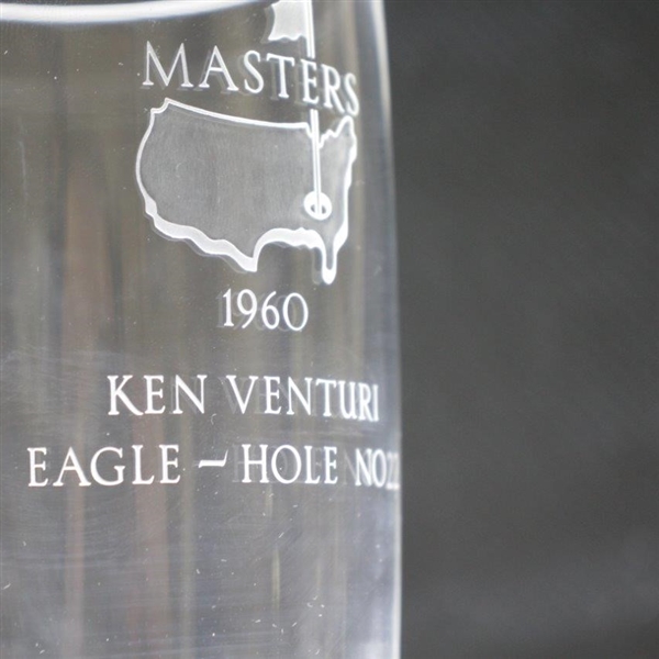 Ken Venturi's 1960 Masters Tournament Hole No. 2 Crystal Eagle Glass
