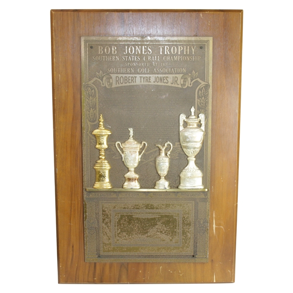 Bob Jones Southern States 4-Ball Championship Robert Tyre Jones, Jr. Trophy - Don Cherry Collection