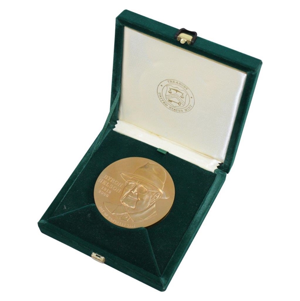 Ken Venturi's Byron Nelson Act of Congress 2006 Medal in Original US Mint Treasury Box