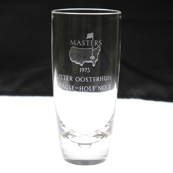 Peter Oosterhuis' 1973 Masters Tournament Eagle Hole No. 2 Crystal Steuben Glass