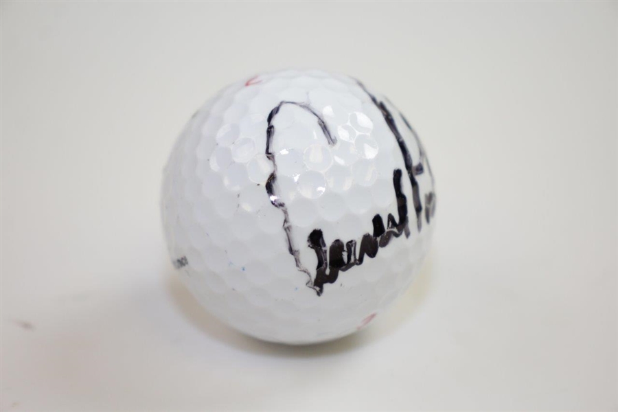 Arnold Palmer Signed Titleist 2 Logo Golf Ball FULL JSA #X82645