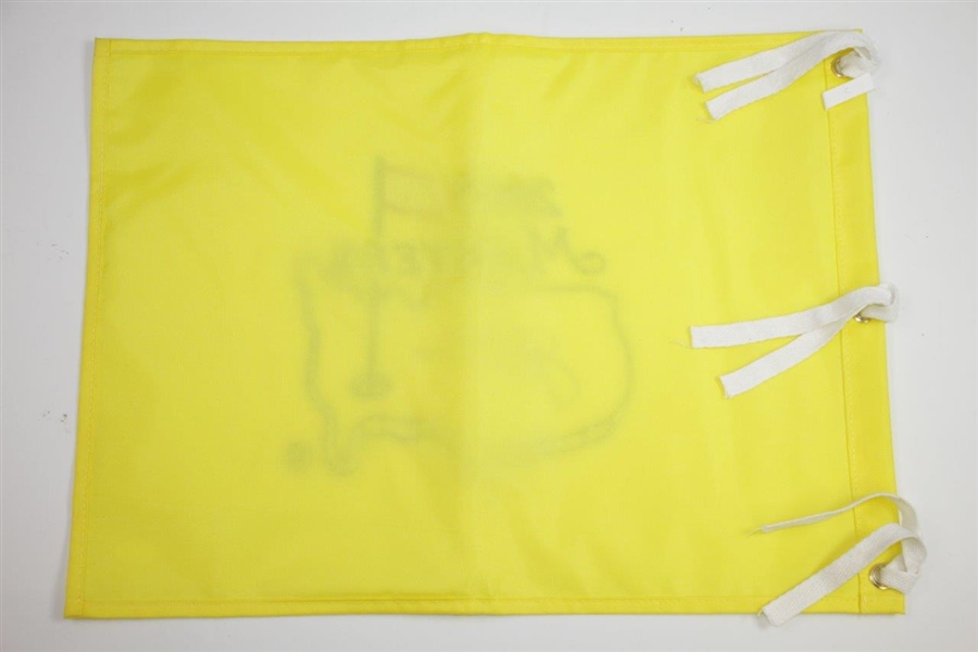 Jack Nicklaus Signed 2005 Masters Embroidered Flag with Years Won Notation FULL JSA #BB44084