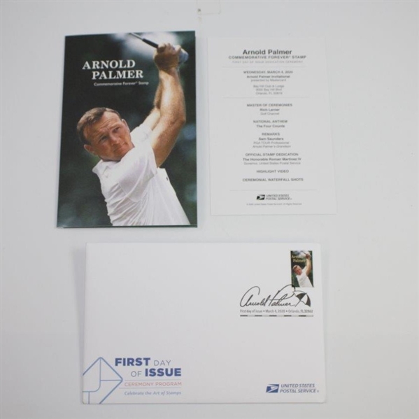 Arnold Palmer 1st Day of Issue Stamp with Ceremonial Program - 3/4/2020