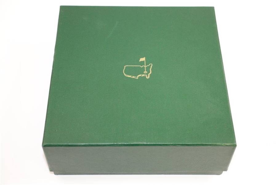 Augusta National Golf Club Member Burl Wood Jewelry Box with Original Box