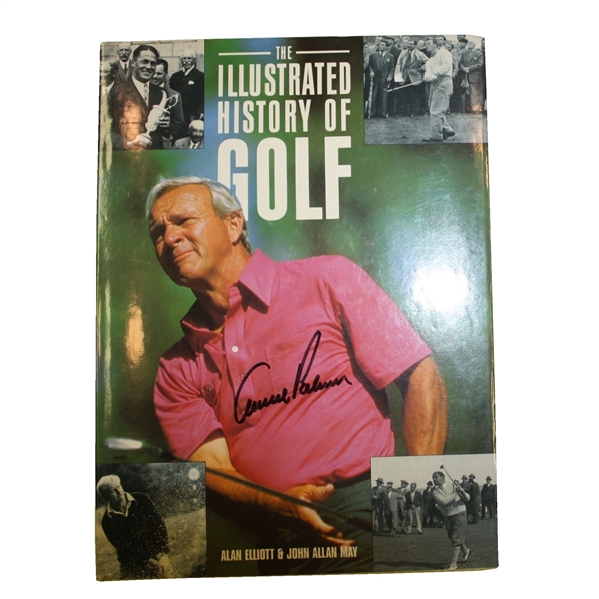 Arnold Palmer Signed 'Illustrated History of Golf' Book JSA ALOA