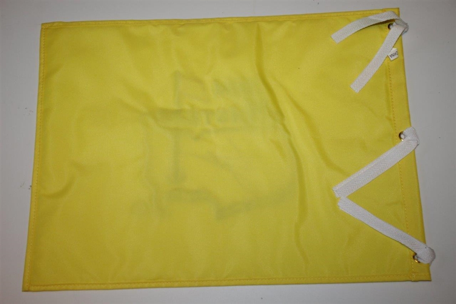 Luke Donald Signed 2014 Masters Embroidered Flag JSA ALOA