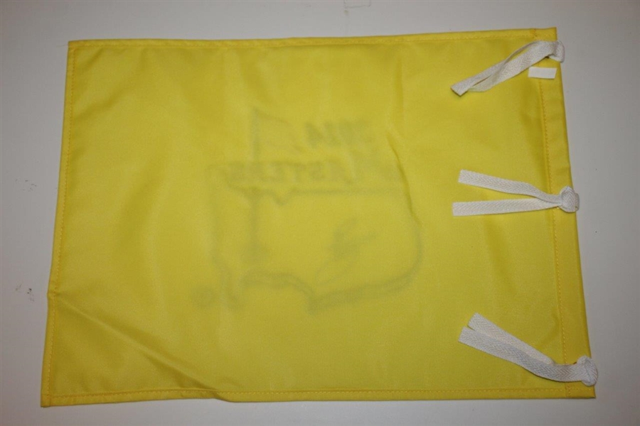 Lee Westwood Signed 2014 Masters Embroidered Flag JSA ALOA