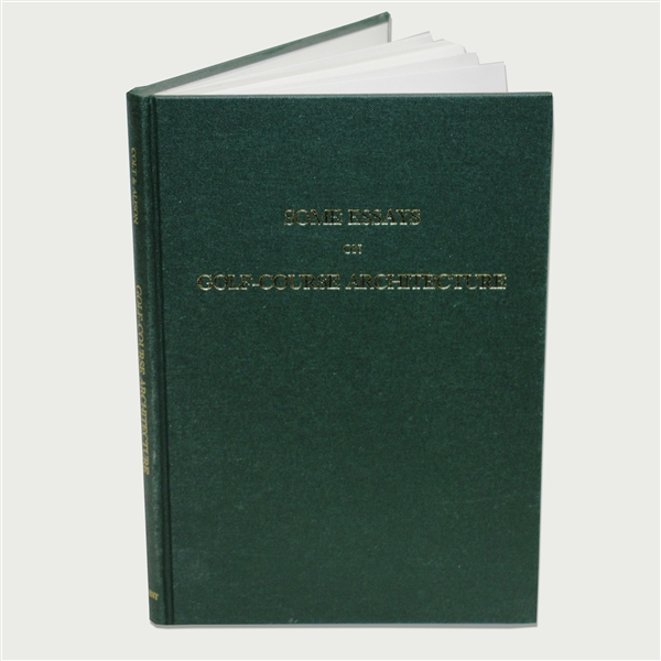 'Some Essays on Golf Architecture' Signed Numbered Ltd Ed Book #463/700 by Colt & Alison