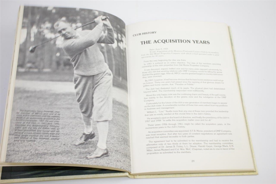 'The First Fifty Years 1925-1975' Monterey Peninsula Country Club at Pebble Beach Book