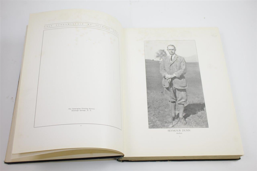 1922 'Golf Fundamentals' Book by Seymour Dunn
