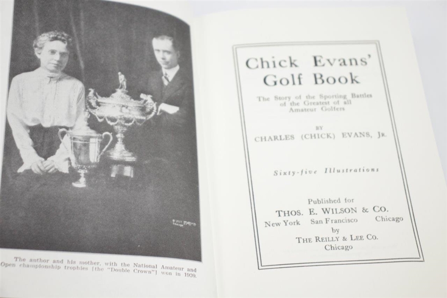 1985 Memorial Tournament Edition Hardbound Book Honoring Chick Evans Ltd Ed 108/425