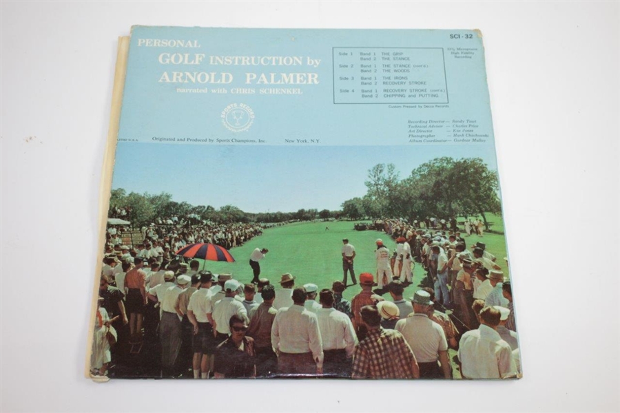 Arnold Palmer 'Personal Golf Instruction' Two Record Set with Instruction Booklet
