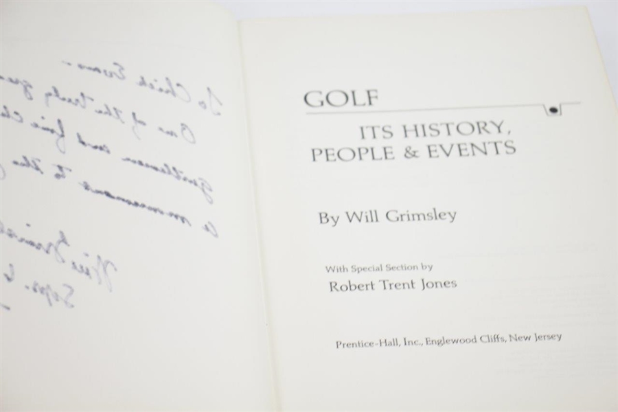 Chick Evans' Personal Books 'Golf Its History', 'How to Play Golf', & 'The Walter Hagen Story'