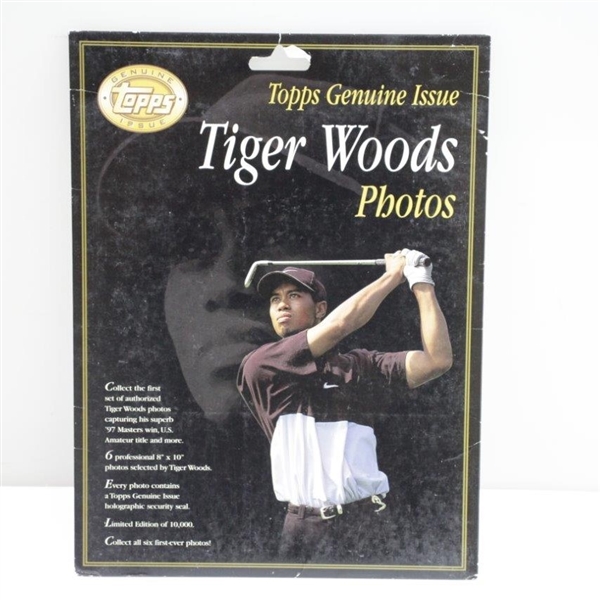 Topps Genuine Issue Tiger Woods Ltd Ed Photos - Unopened