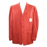 Ken Venturis Personal 1964 USGA Open at Congressional Country Club Red Jacket