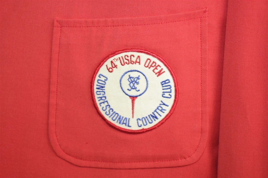 Ken Venturi's Personal 1964 USGA Open at Congressional Country Club Red Jacket