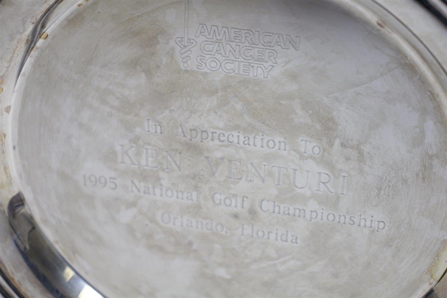 Ken Venturi's 1995 National Golf Championship American Cancer Society Appreciation Tray