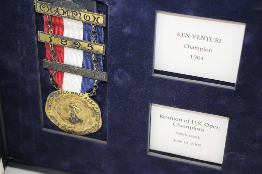 Ken Venturi's 2000 US Open at Pebble Beach Reunion of Champions Gift - 1895 USGA Winners Medal