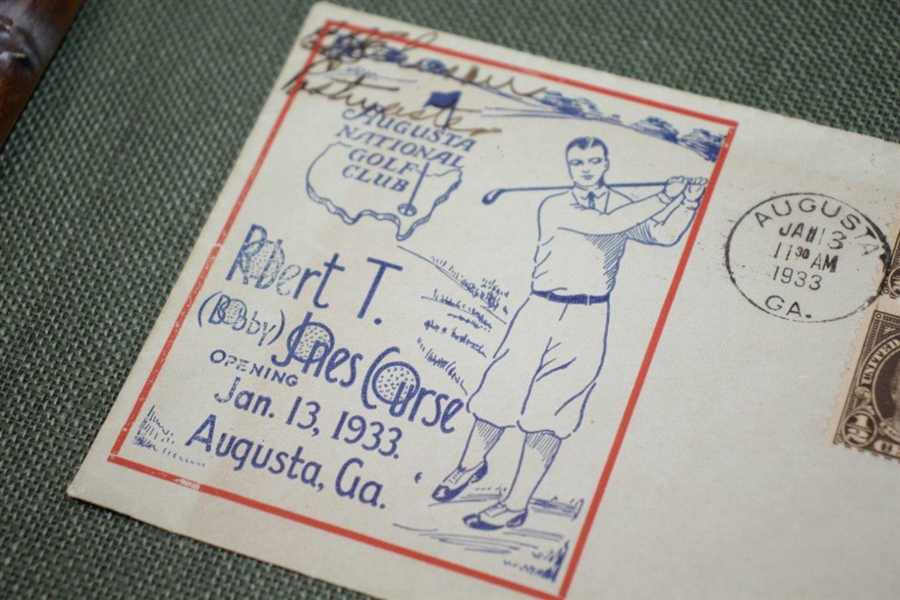 Ken Venturi's 1933 Augusta National GC Bobby Jones Golf Course Opening Day Cover