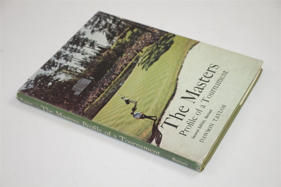 Ken Venturi's 'The Masters: Profile of a Tournament' Book Signed & Inscribed by Taylor JSA ALOA