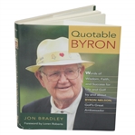 Ken Venturis Quotable Byron Book Signed & Inscribed by Byron Nelson JSA ALOA