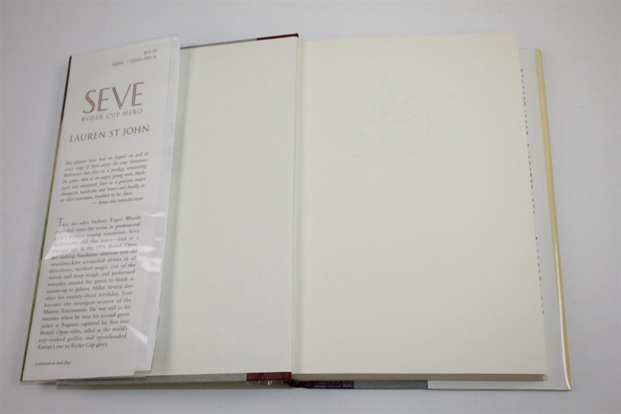 Seve Ballesteros Signed 'Seve Ryder Cup Hero' Book by Lauren St. John JSA ALOA