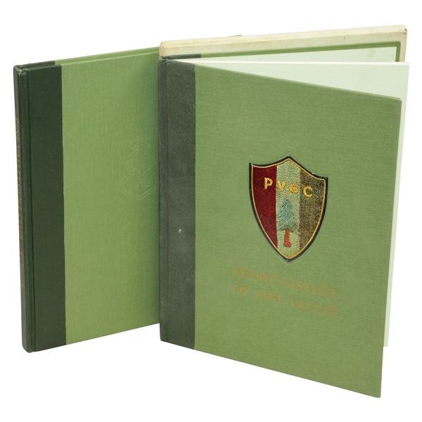 Pine Valley Golf Club 'Short History of Pine Valley' & 'A Chronicle' Golf Books