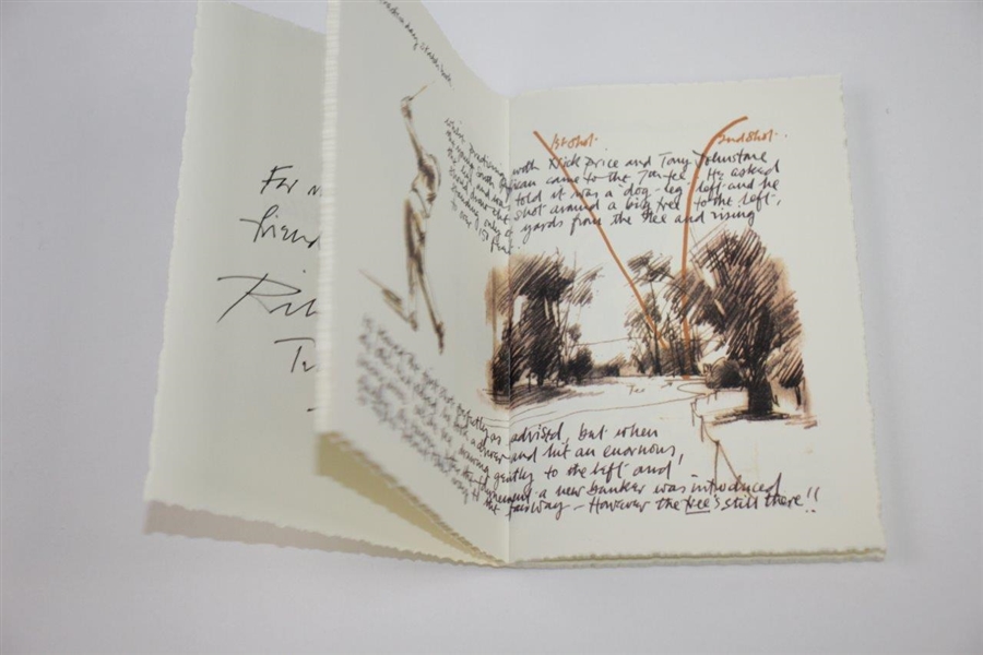 'Harold Riley for Alfred Dunhill' Sketch Book Signed by Harold Riley JSA ALOA