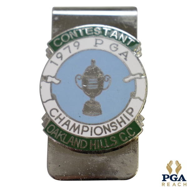 1979 PGA Championship at Oakland Hills CC Contestant Badge - David Graham Winner