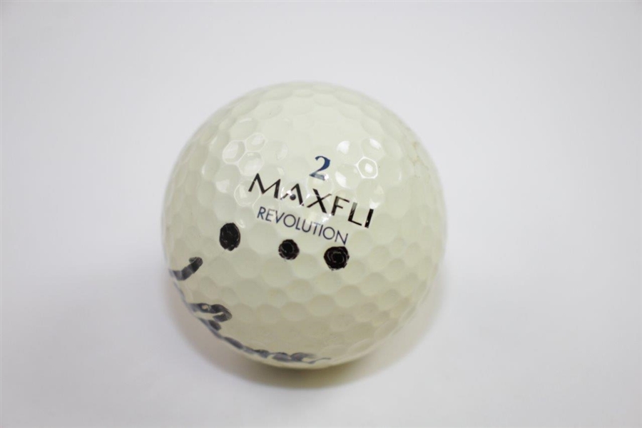 Hall of Famer JoAnne Carner Signed Match Used MaxFli Logo Golf Ball JSA ALOA