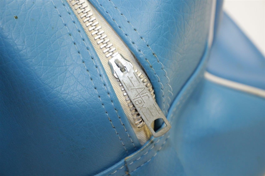 Arnold Palmer Signature Logo Lt Blue United Air Lines Duffel Bag