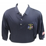 Mark Calcavecchias 1991 Ryder Cup USA Team Issued Dark Blue Short Sleeve Shirt - XXL