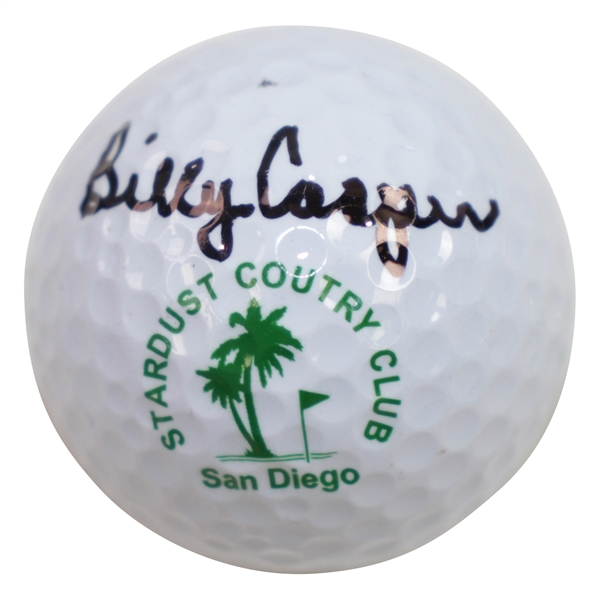 Billy Casper Signed Stardust Country Club Logo Golf Ball PSA/DNA #Z63781