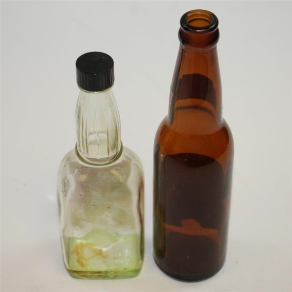 Vintage Goetz Country Club Pilsner Beer & Jeris Fore After Shave Bottles 