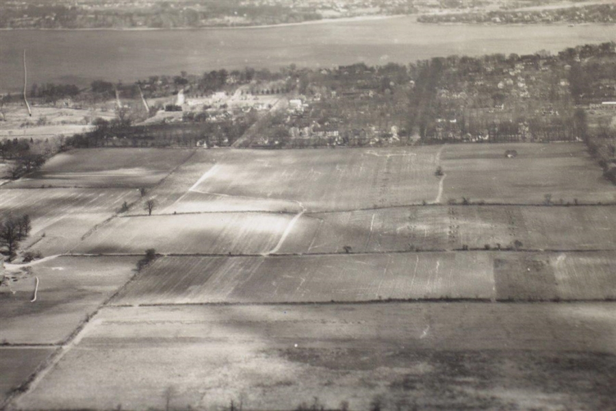 1931 Aerial Photo by Curtiss Flying Service - Looking East 1hr Before Construction - Wendell Miller Collection