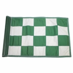Cypress Point Golf Club Course Used Green/White Checkered Flag