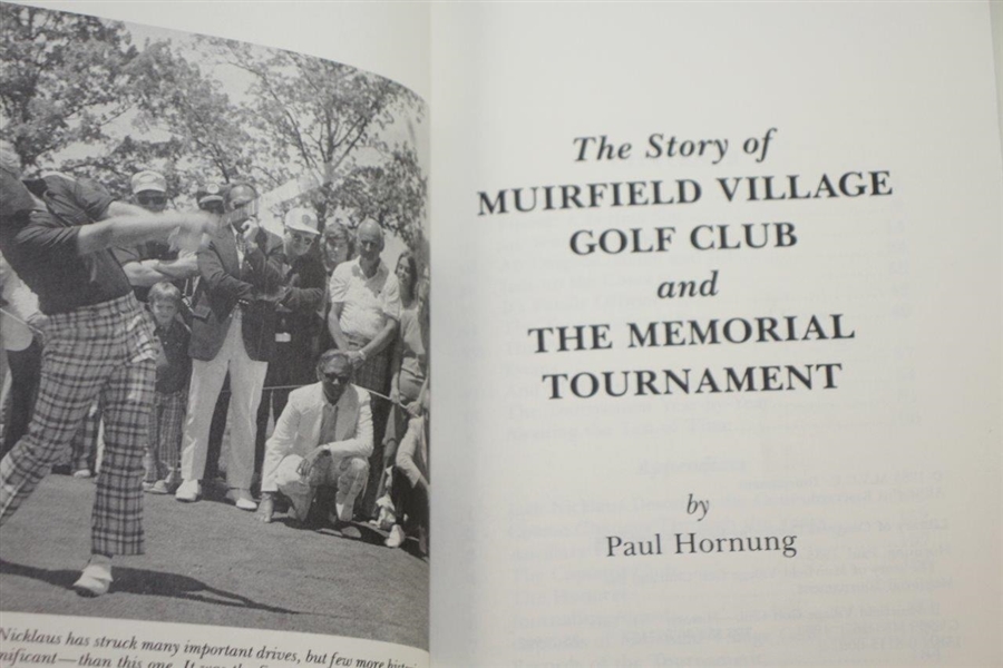 'Story of Muirfield Village GC & The Memorial Tournament' & 'Winged Foot Story' Books