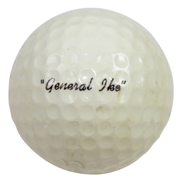 Vintage Dwight D. Eisenhower General Ike Logo Golf Ball