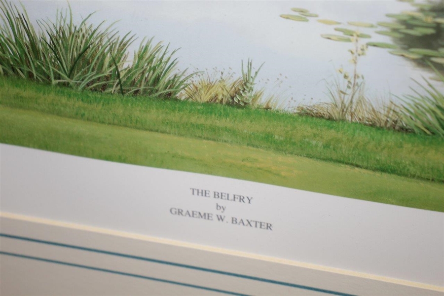The Belfry Print Signed by Artist Graeme Baxter - Framed