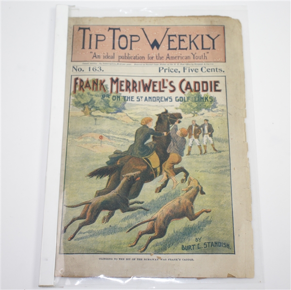 1899 Tip Top Weekly Frank Merriwell's Caddie on St. Andrews Golf Links Publication No. 163