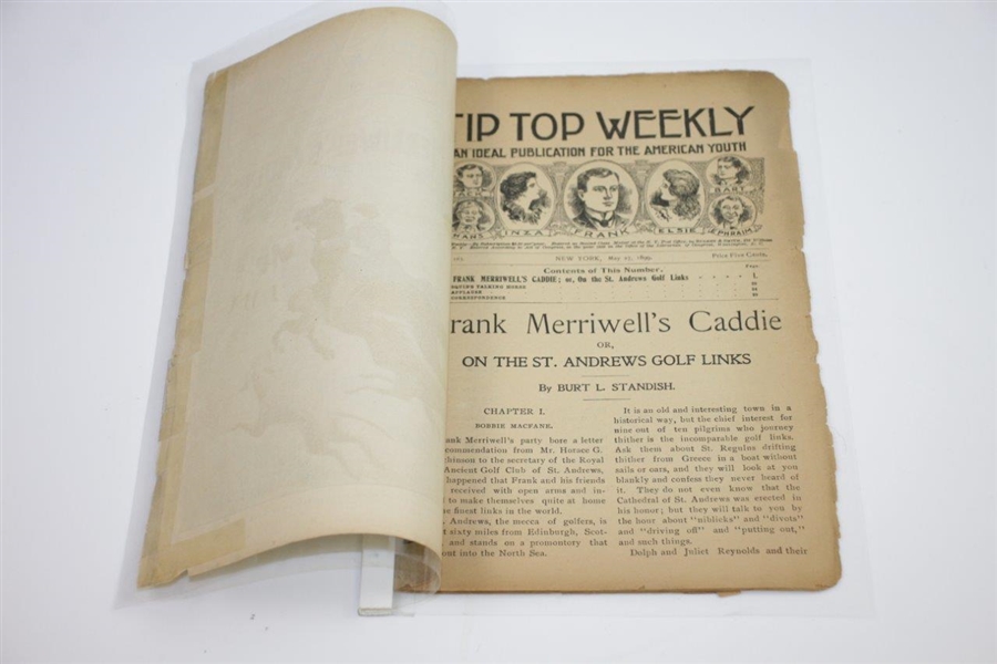 1899 Tip Top Weekly Frank Merriwell's Caddie on St. Andrews Golf Links Publication No. 163