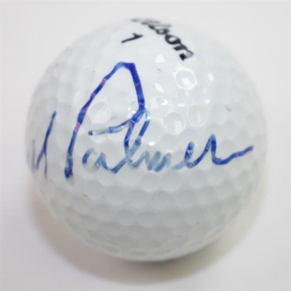 Arnold Palmer Signed Wilson Marriott Logo Golf Ball JSA #X63382
