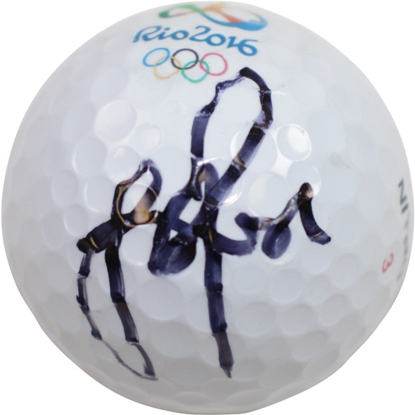 Justin Rose Signed 2016 Rio Olympics Logo Golf Ball JSA #S97265