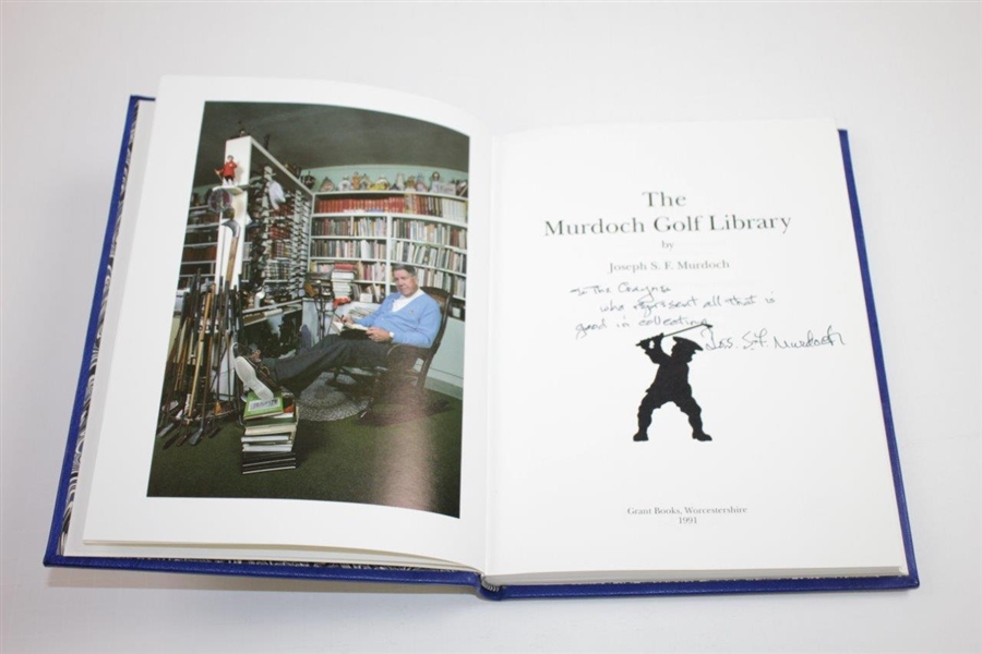 1991 'The Murdock Golf Library' Deluxe Ltd Author's Edition #20/21 Signed by Author Murdoch