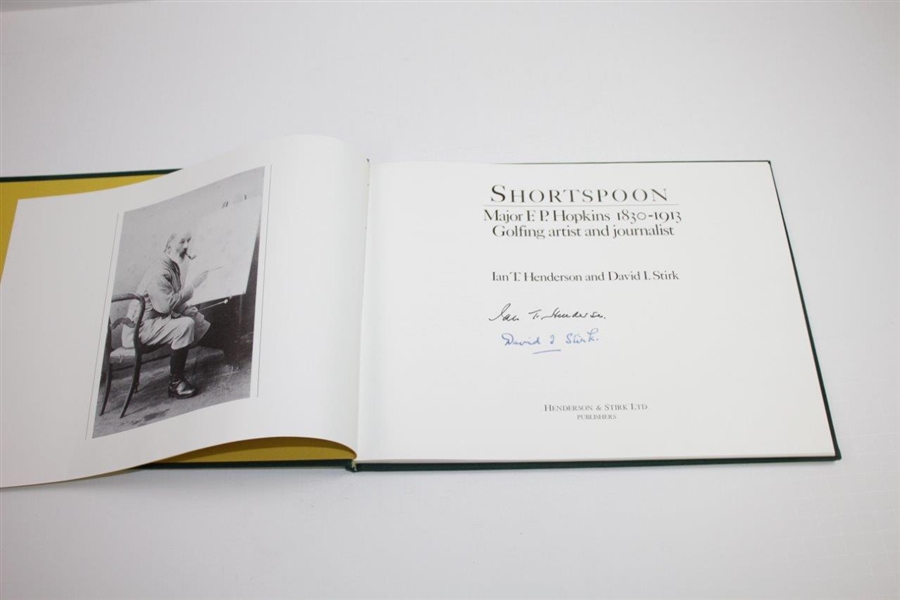 1984 'Shortspoon: Major E Hopkins 1830-1913 Golfing Artist & Journalist' by Henderson & Stirk