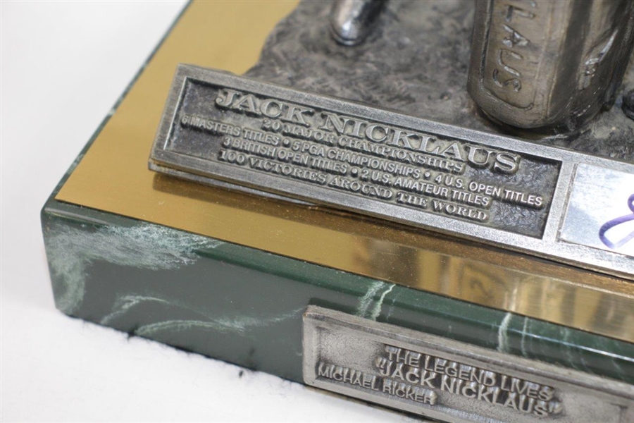 Jack Nicklaus Signed The Legend Lives Ltd Ed 20 Majors Statue by Artist Ricker JSA ALOA