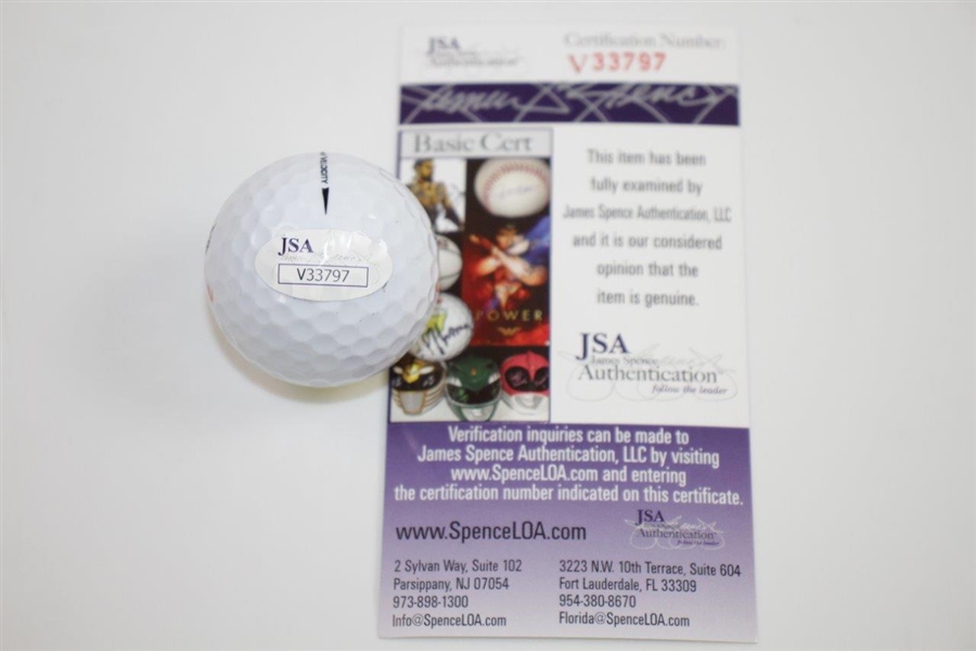 Danny Willett Signed Masters Logo Golf Ball JSA #V33797